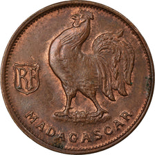 Coin, Madagascar, 50 Centimes, 1943, Pretoria, EF(40-45), Bronze, KM:1