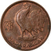 Coin, Madagascar, 50 Centimes, 1943, Pretoria, EF(40-45), Bronze, KM:1