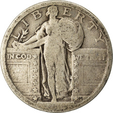 Coin, United States, Standing Liberty Quarter, Quarter, 1918, U.S. Mint, Denver