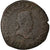Moneda, Francia, Henri IV, Double Tournois, 1591, Tours, BC, Cobre, CGKL:242