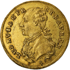Francia, Token, Royal, Louis XVI, Nuremberg, Statue de Bordeaux, 1788, BB+
