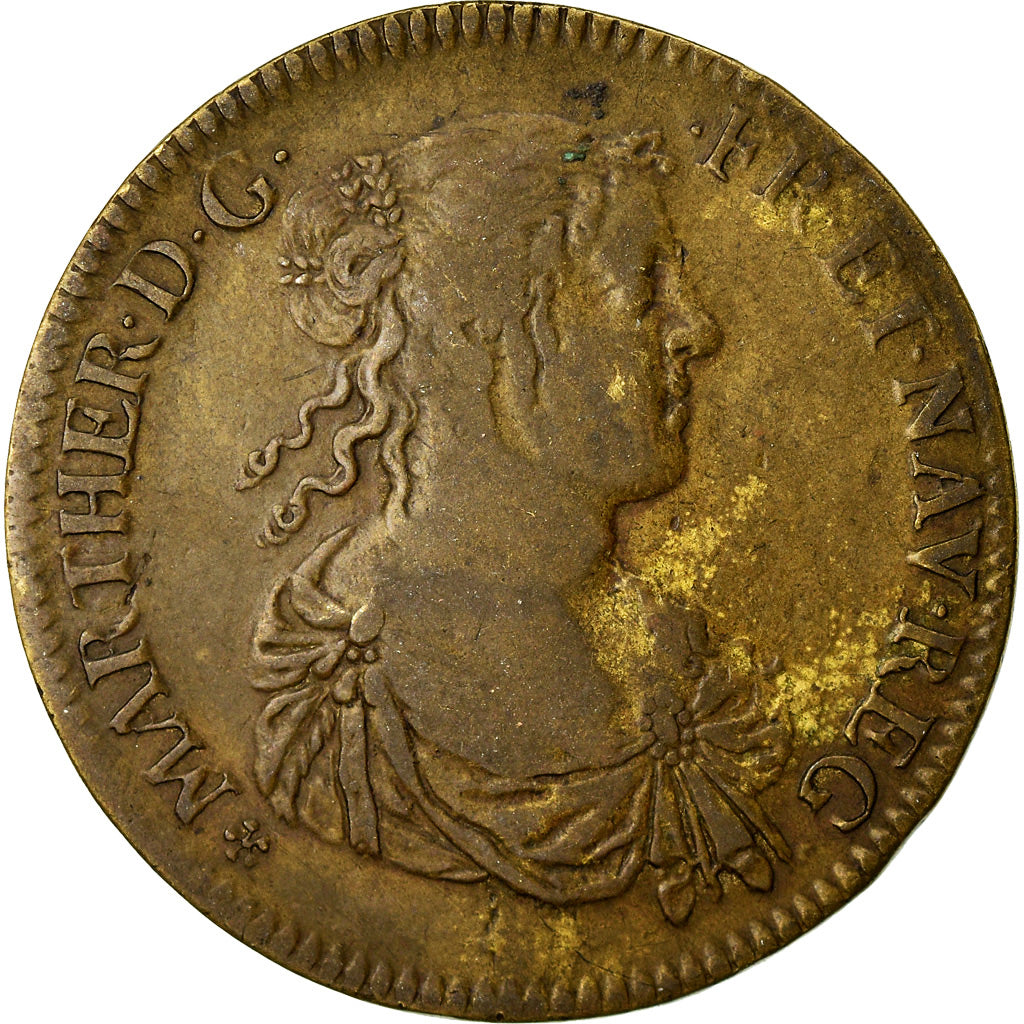France, Jeton, Royal, Marie-Thérèse d'Autriche, Arrivée de la reine à Paris