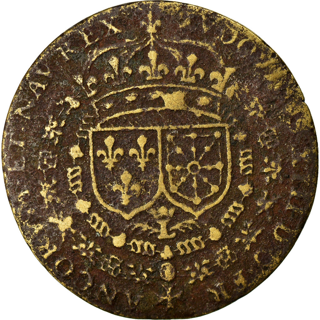 Frankreich, Token, Royal, Louis XIII , Le Juste, Nuremberg, S+, Messing