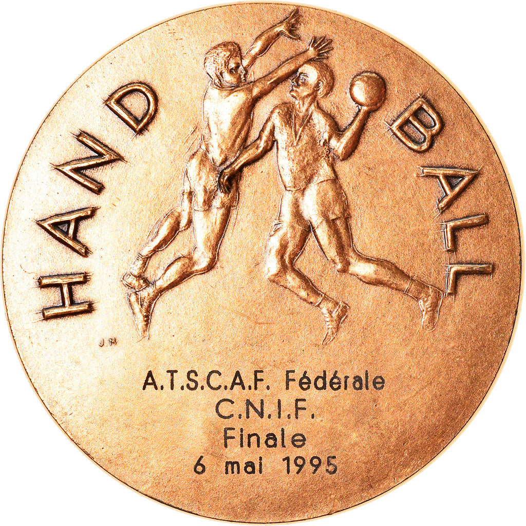 France, Médaille, Hand-Ball, C.N.I.F, Finale, Sports & leisure, 1995, Mauviel