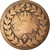 Moneda, Francia, Louis XVIII, Decime, 1815, Strasbourg, BC, Bronce, KM:701