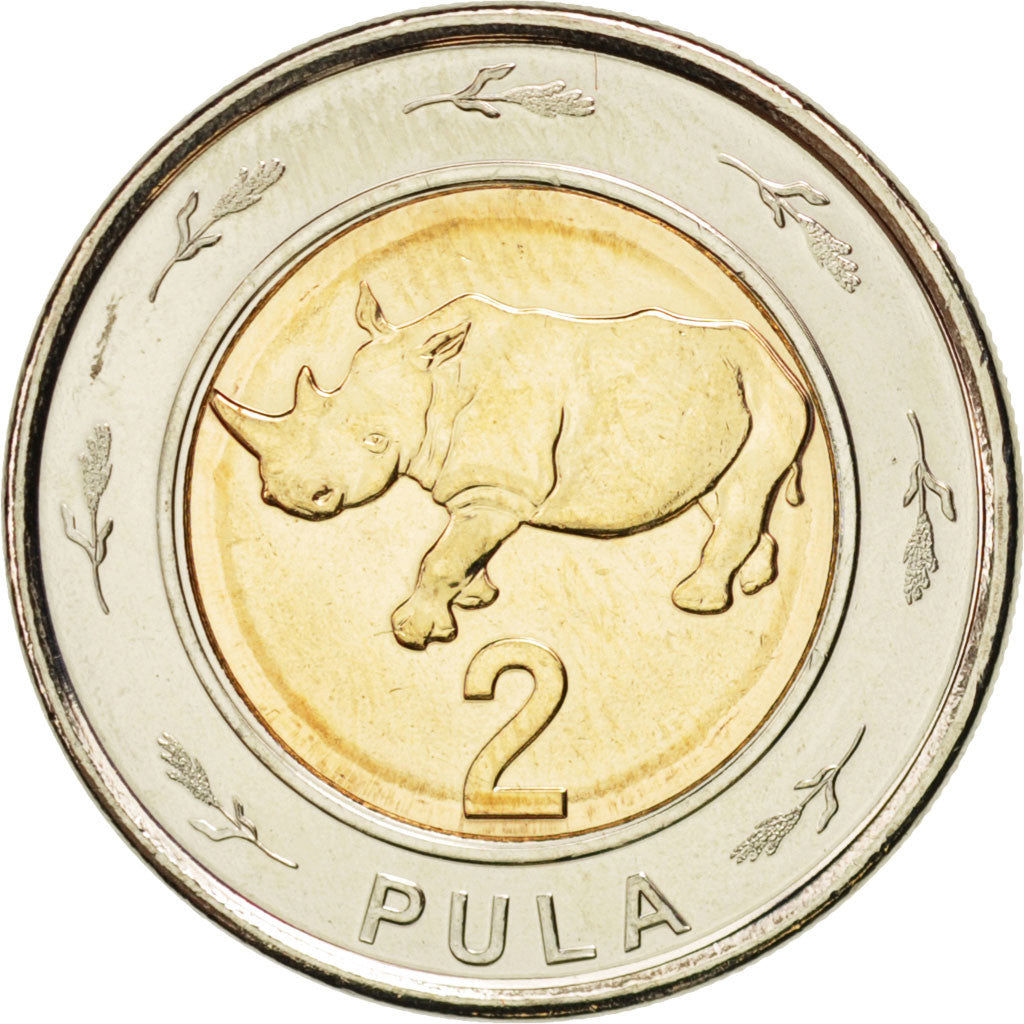 Coin, Botswana, 2 Pula, 2013, MS(63), Bimetallic, KM:New