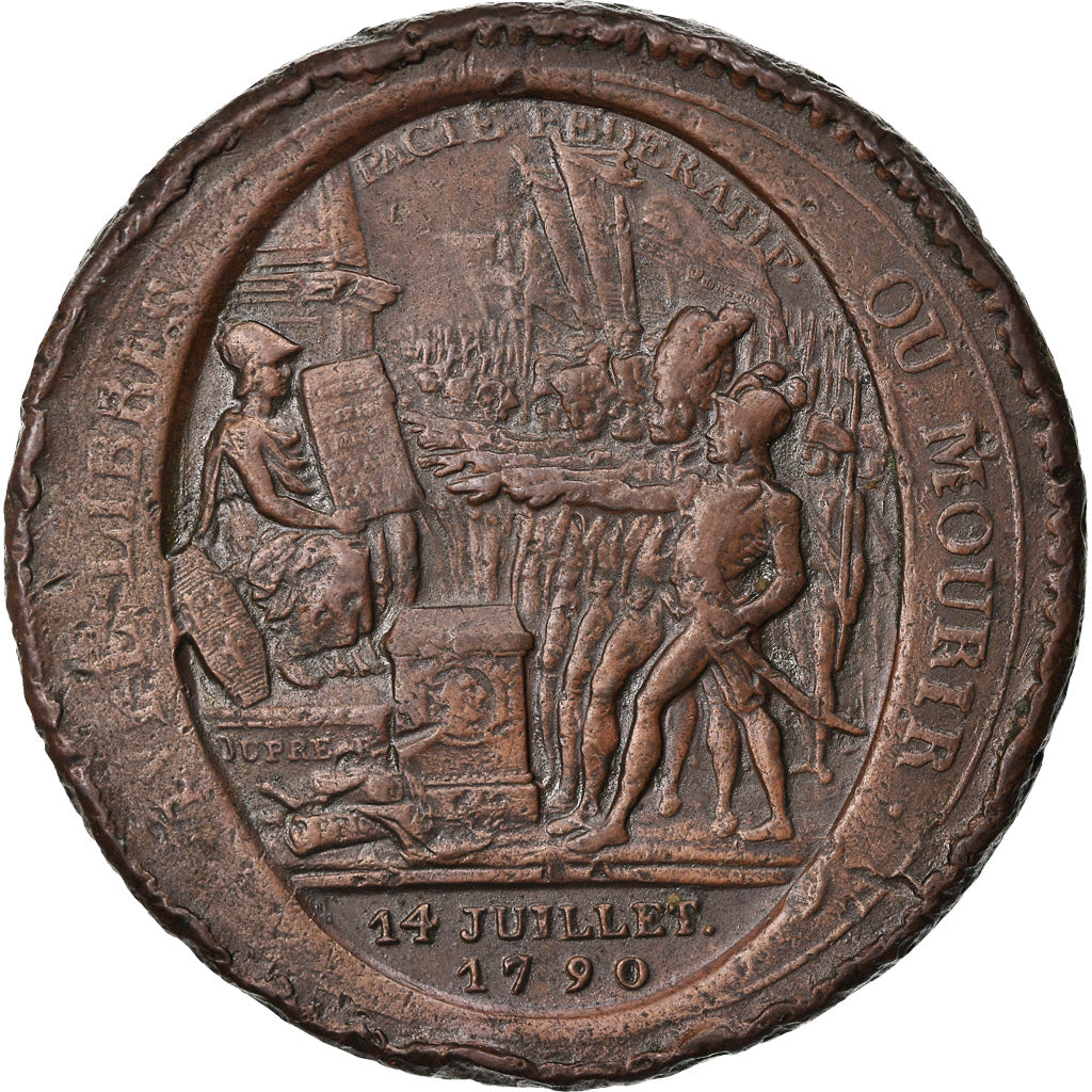 Monnaie, France, Monneron, 5 Sols, 1792, Paris, TB+, Bronze