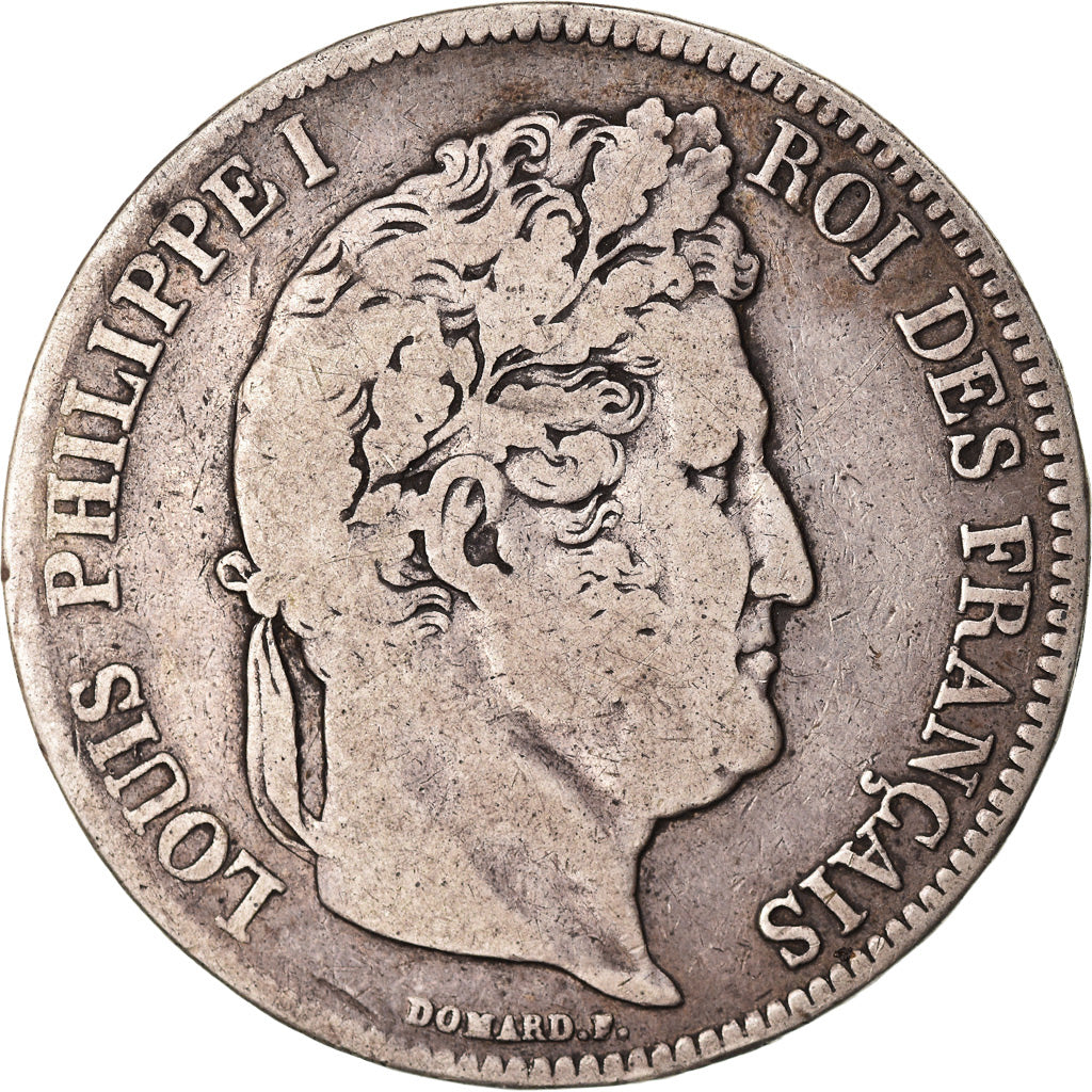 Münze, Frankreich, Louis-Philippe, 5 Francs, 1837, Lille, S, Silber, KM:749.13