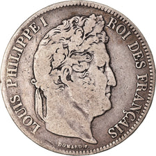 Münze, Frankreich, Louis-Philippe, 5 Francs, 1837, Lille, S, Silber, KM:749.13