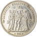 Moneta, Francia, Hercule, 5 Francs, 1876, Bordeaux, MB+, Argento, KM:820.2