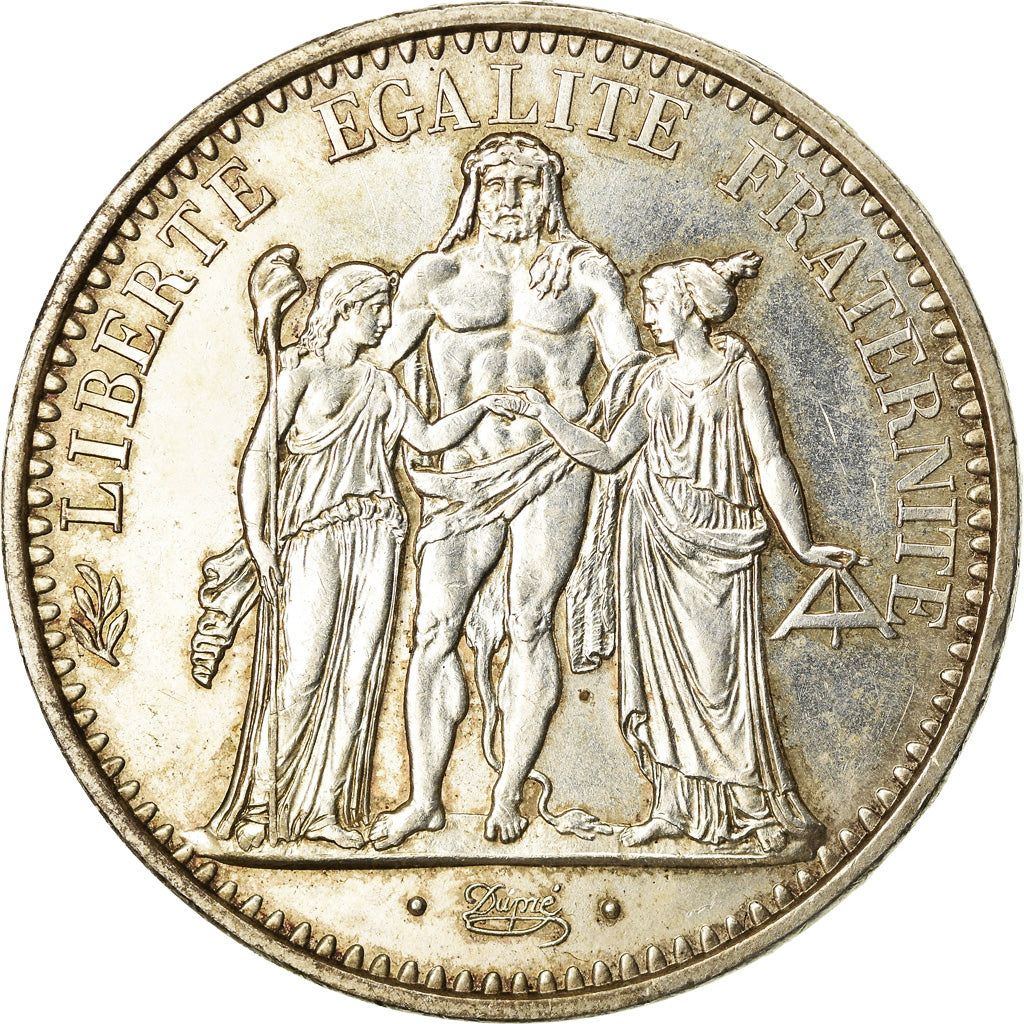 Münze, Frankreich, Hercule, 10 Francs, 1965, Paris, SS+, Silber, KM:932
