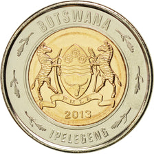 Botswana, 2 Pula, 2013, SPL, Bimetallico, KM:New