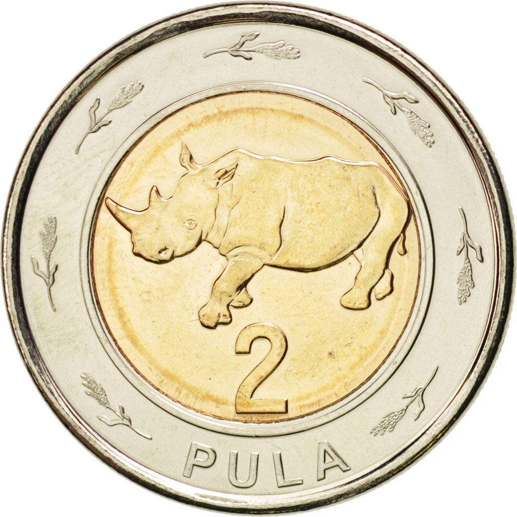 Botswana, 2 Pula, 2013, SPL, Bimetallico, KM:New