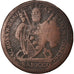 Moneta, STATI ITALIANI, PAPAL STATES, Pius VII, Baiocco, 1801, Roma, B+, Rame