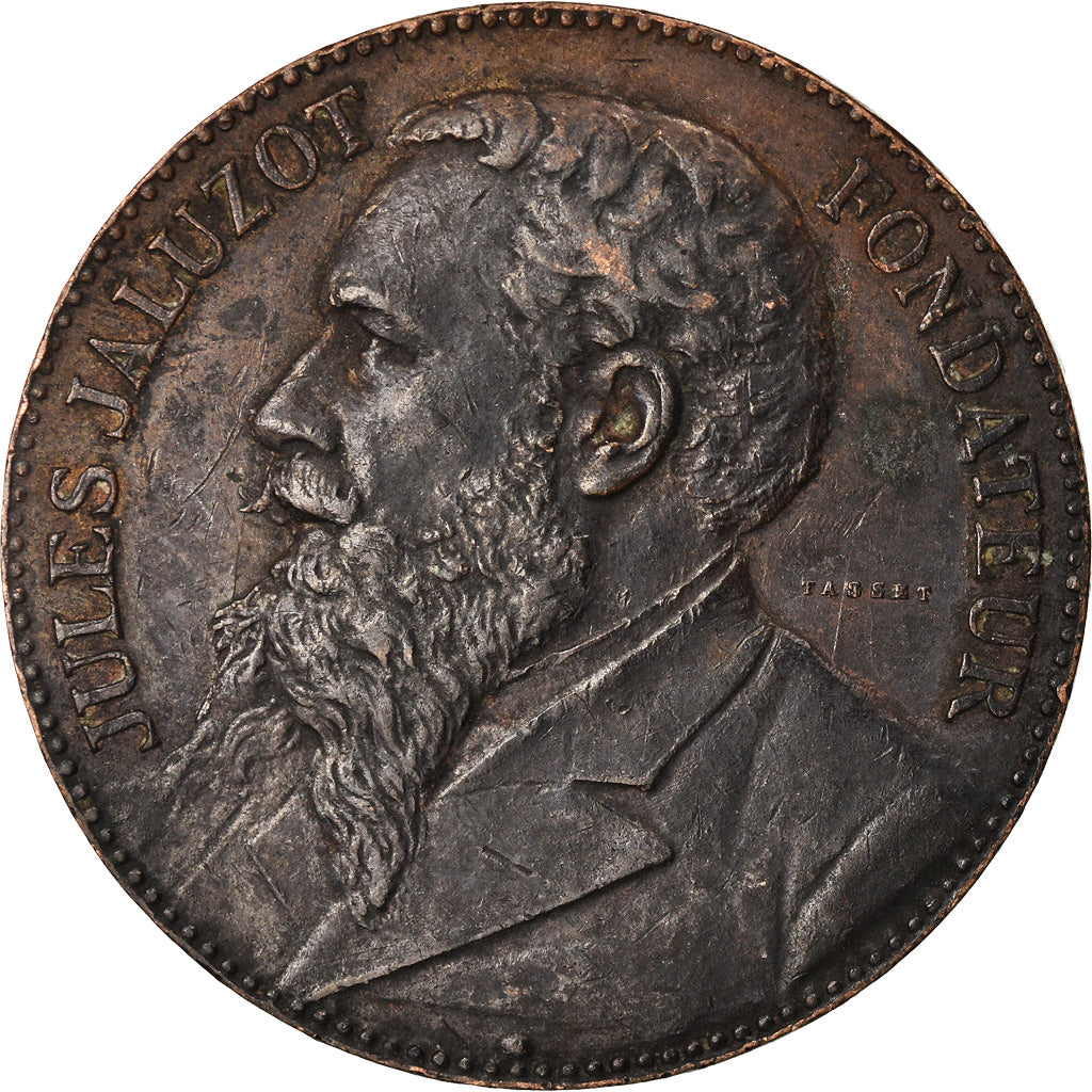 França, Token, Au Printemps, Jules Jaluzot, Paris, 1884, EF(40-45), Bronze