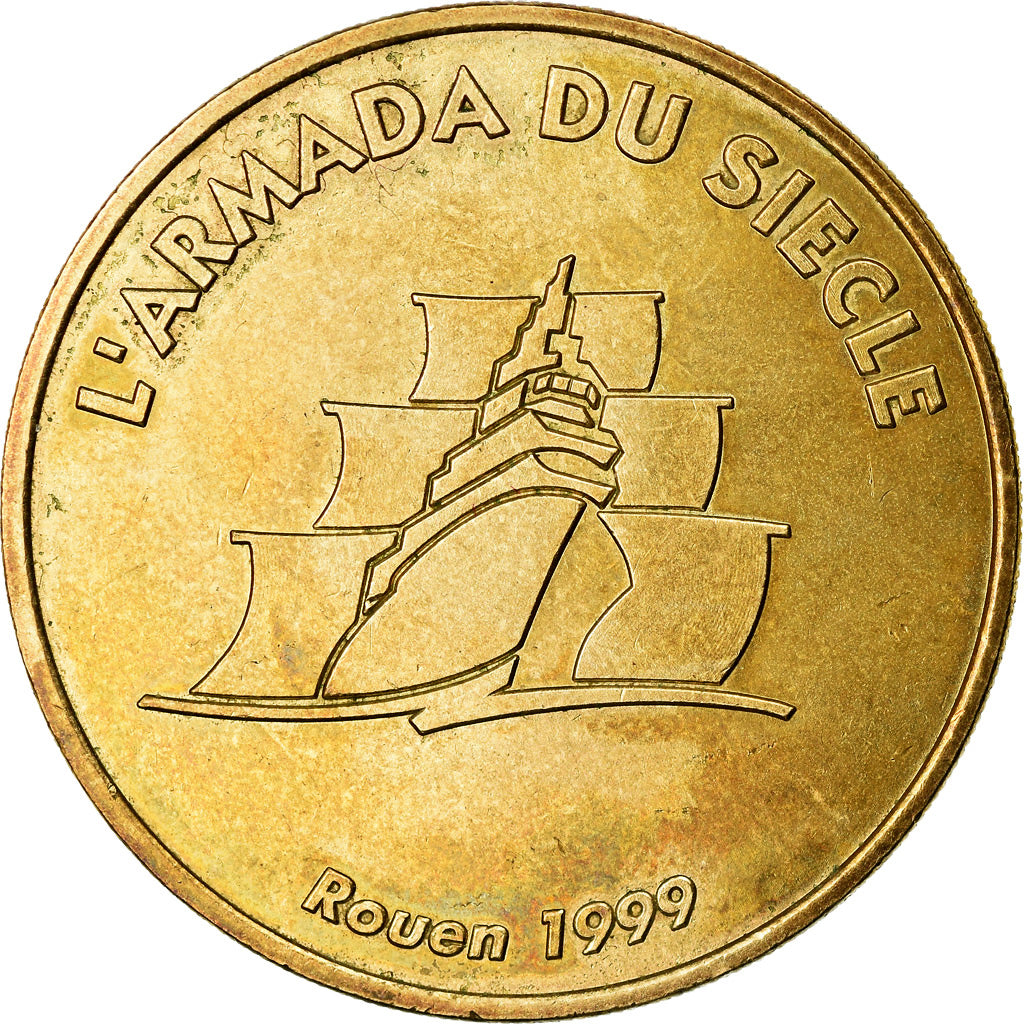 Francja, Token, Żeton turystyczny, Rouen - Armada du siècle 1999, 1999, MDP