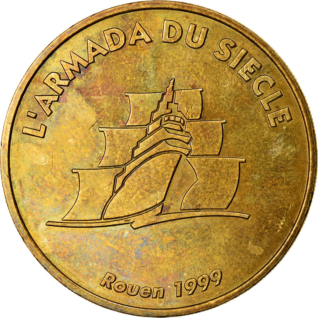 Francja, Token, Żeton turystyczny, Rouen - Armada du siècle 1999, 1999, MDP