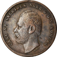 Coin, Sweden, Carl XV Adolf, Ore, 1870, EF(40-45), Bronze, KM:705
