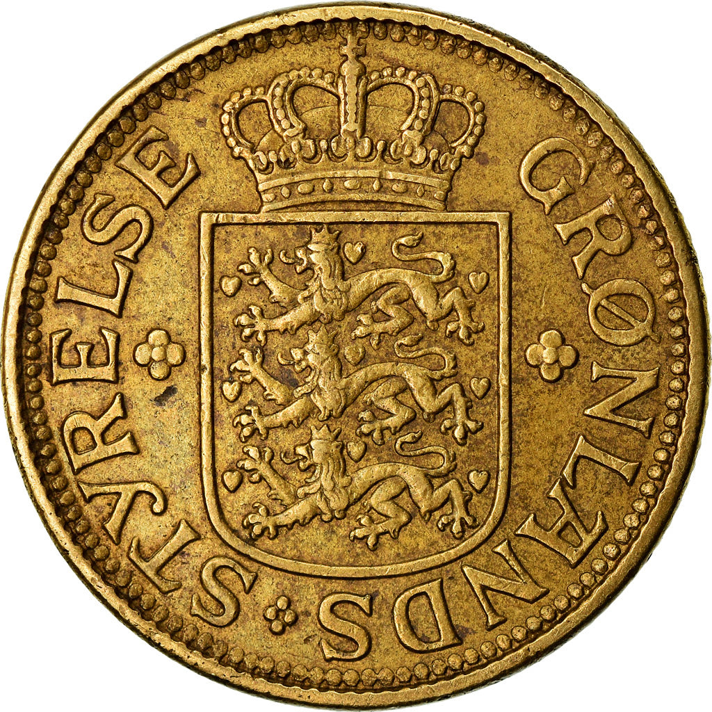 Munten, Groenland, 50 Öre, 1926, ZF, Aluminum-Bronze, KM:7