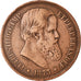 Coin, Brazil, Pedro II, 40 Reis, 1873, VF(30-35), Bronze, KM:479