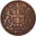 Moneta, INDIA - BRITANNICA, 1/4 Anna, 1858, Heaton, Birmingham, MB, Rame