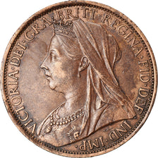 Coin, Great Britain, Victoria, Penny, 1899, AU(50-53), Bronze, KM:790