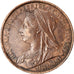 Coin, Great Britain, Victoria, Penny, 1899, AU(50-53), Bronze, KM:790