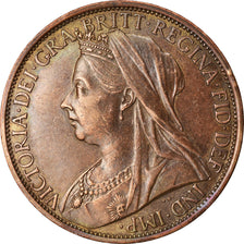 Coin, Great Britain, Victoria, Penny, 1896, AU(50-53), Bronze, KM:790