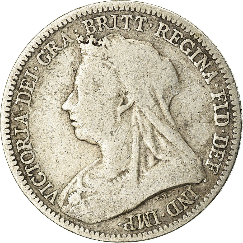 Coin, Great Britain, Victoria, 6 Pence, 1893, VF(30-35), Silver, KM:779