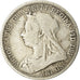 Coin, Great Britain, Victoria, 6 Pence, 1893, VF(30-35), Silver, KM:779