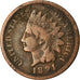 Coin, United States, Indian Head Cent, Cent, 1891, U.S. Mint, Philadelphia