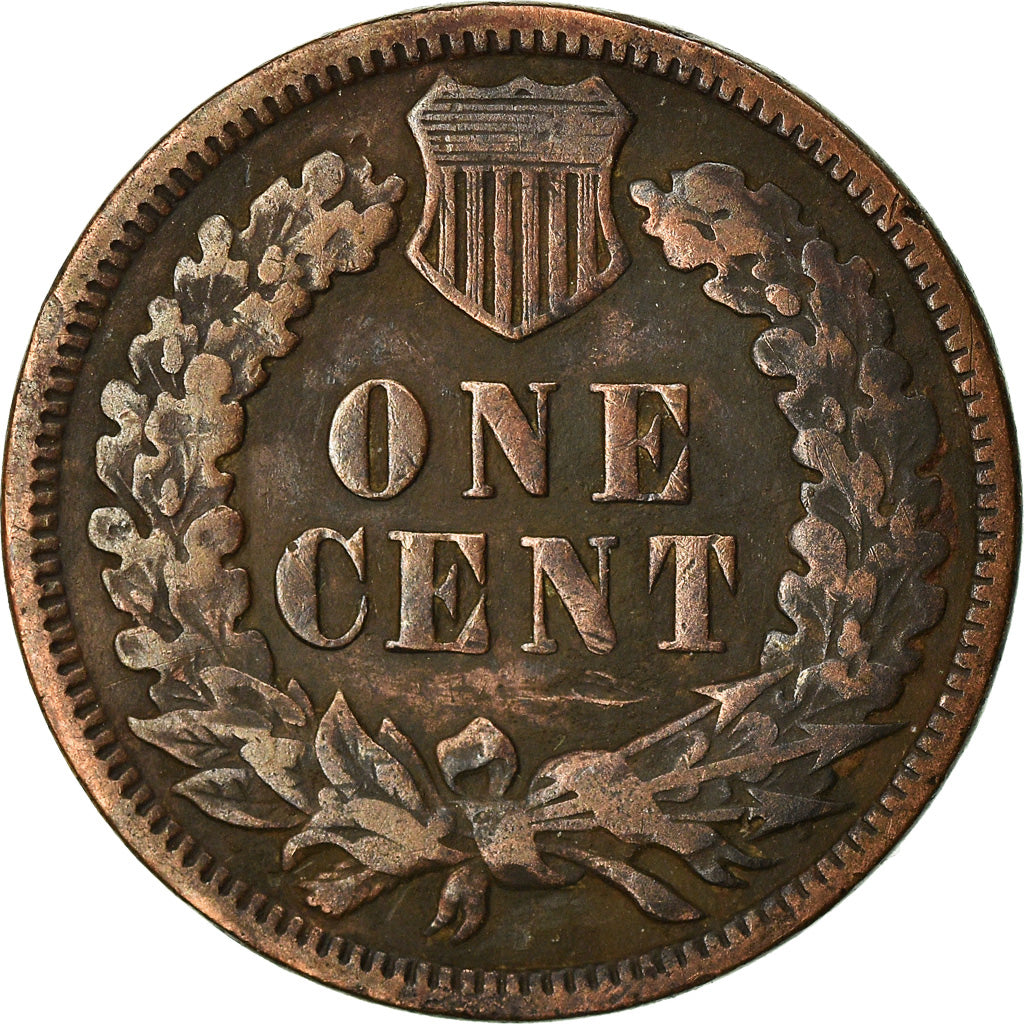 Coin, United States, Indian Head Cent, Cent, 1891, U.S. Mint, Philadelphia