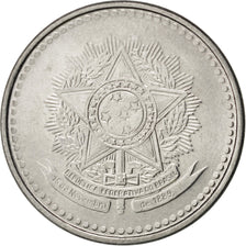 Coin, Brazil, 50 Centavos, 1988, MS(63), Stainless Steel, KM:604