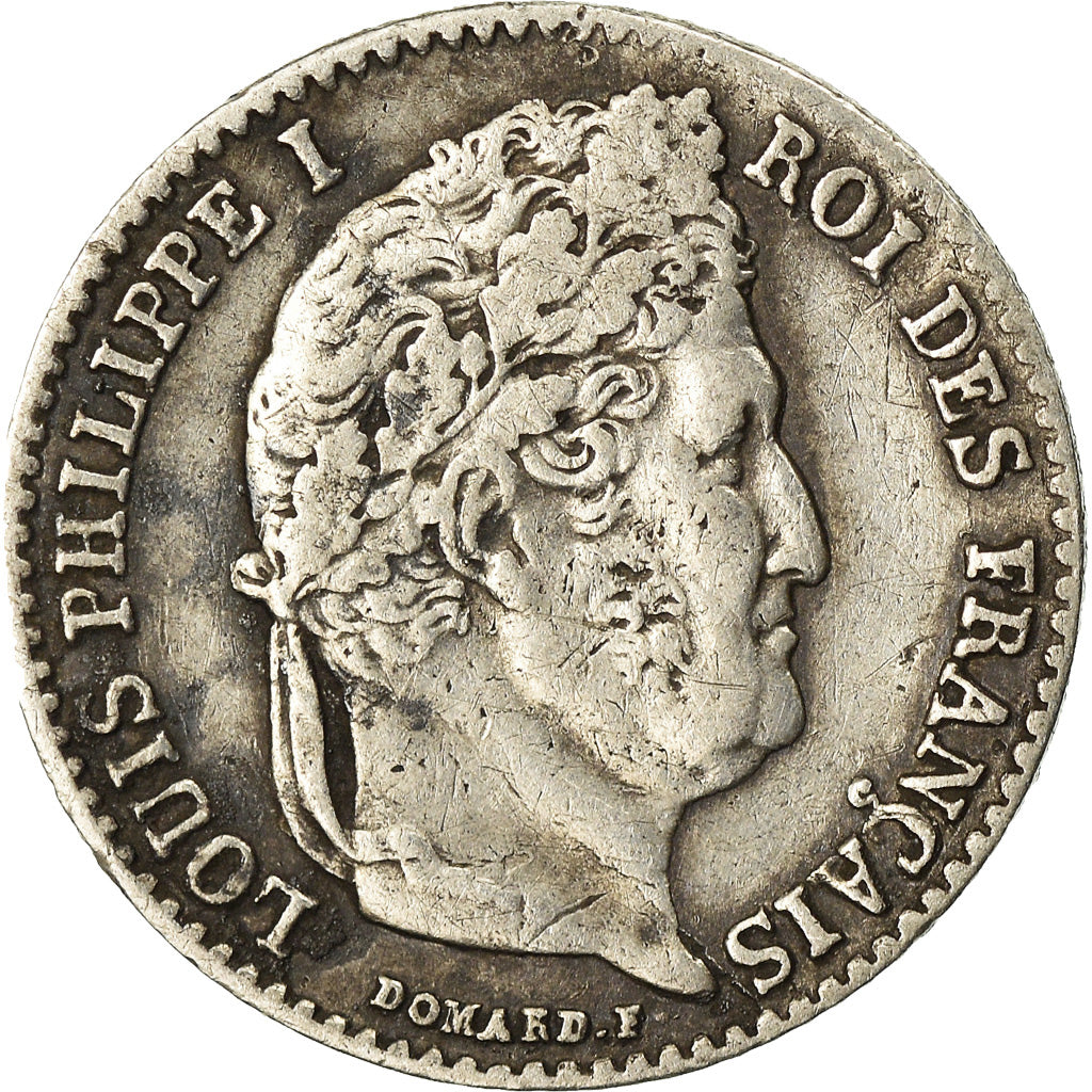 Münze, Frankreich, Louis-Philippe, 1/4 Franc, 1836, Paris, S+, Silber