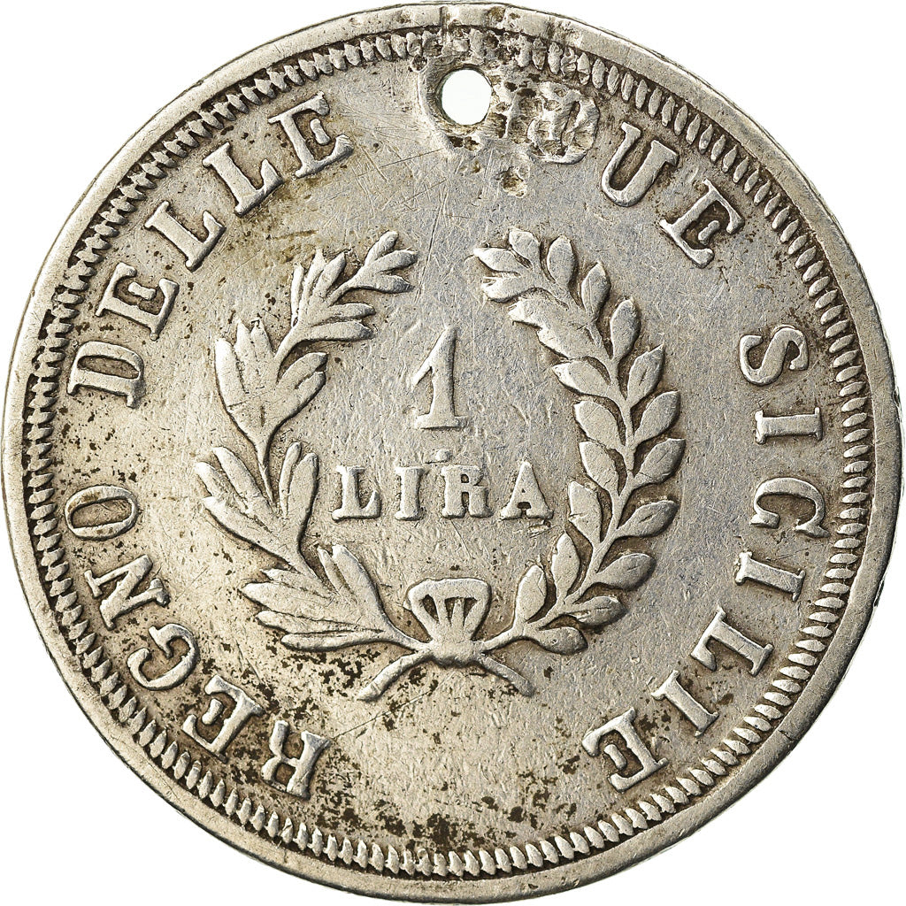 Moneta, STATI ITALIANI, NAPLES, Joachim Murat, Lira, 1813, MB, Argento, KM:257