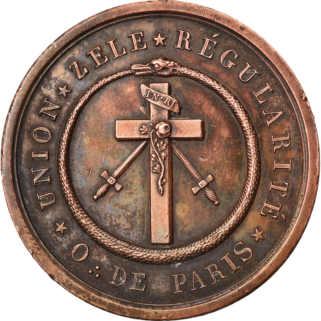 France, Token, Orient de Paris, Loge des Arts et de l'Amitié, Masonic, 5819
