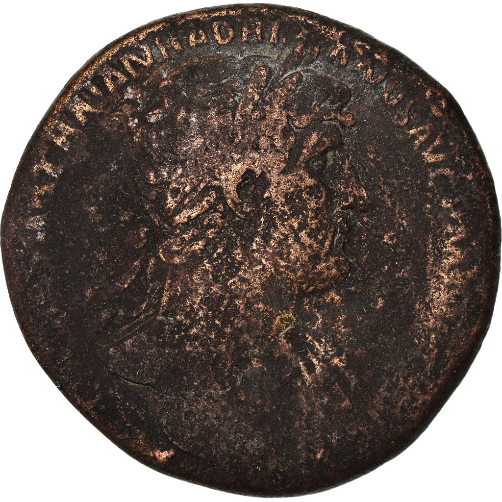 Coin, Hadrian, Sestertius, 119-124, Rome, F(12-15), Bronze, RIC:587
