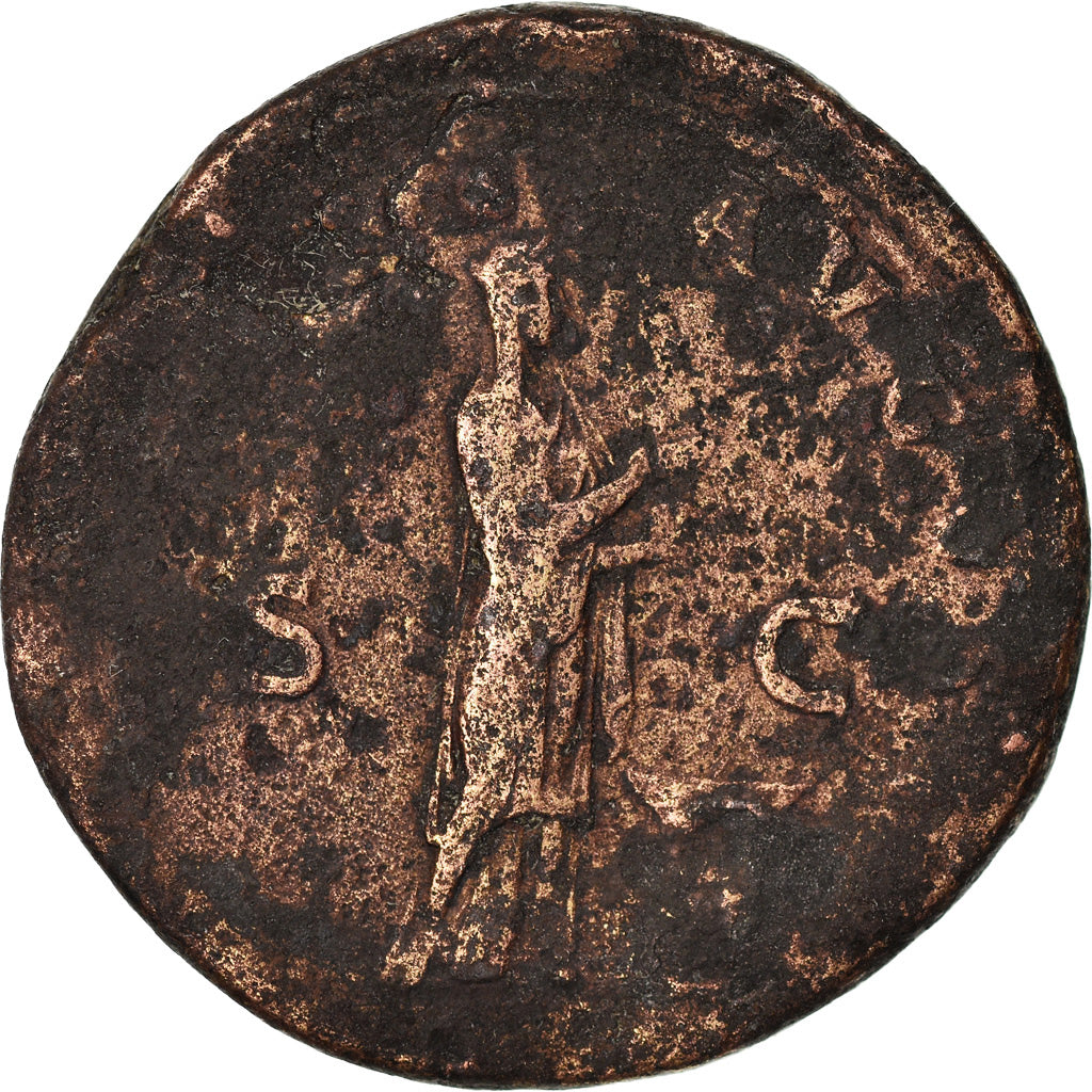 Coin, Hadrian, Sestertius, 119-124, Rome, F(12-15), Bronze, RIC:587