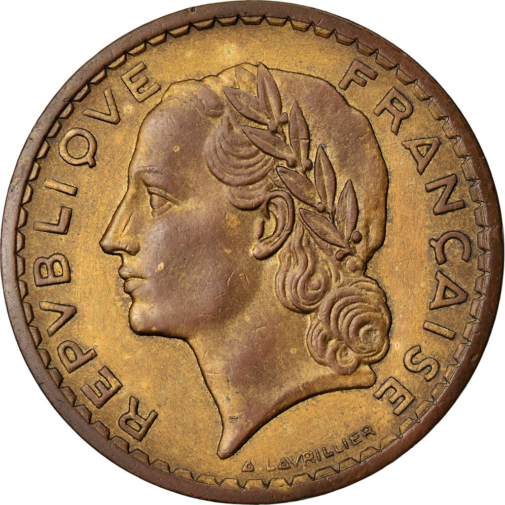 Coin, France, Lavrillier, 5 Francs, 1946, Castelsarrasin, AU(55-58)