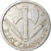 Monnaie, France, Bazor, 2 Francs, 1943, Beaumont - Le Roger, TB+, Aluminium