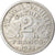 Moneda, Francia, Bazor, 2 Francs, 1943, Beaumont - Le Roger, BC+, Aluminio