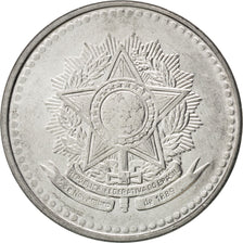 Coin, Brazil, 10 Cruzados, 1987, MS(60-62), Stainless Steel, KM:607