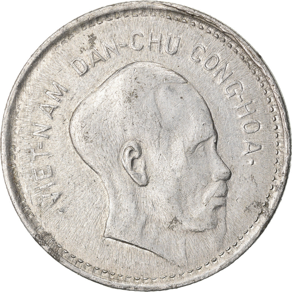 Coin, Vietnam, Ho Chi Minh, Dong, 1946, VF(30-35), Aluminum, KM:3