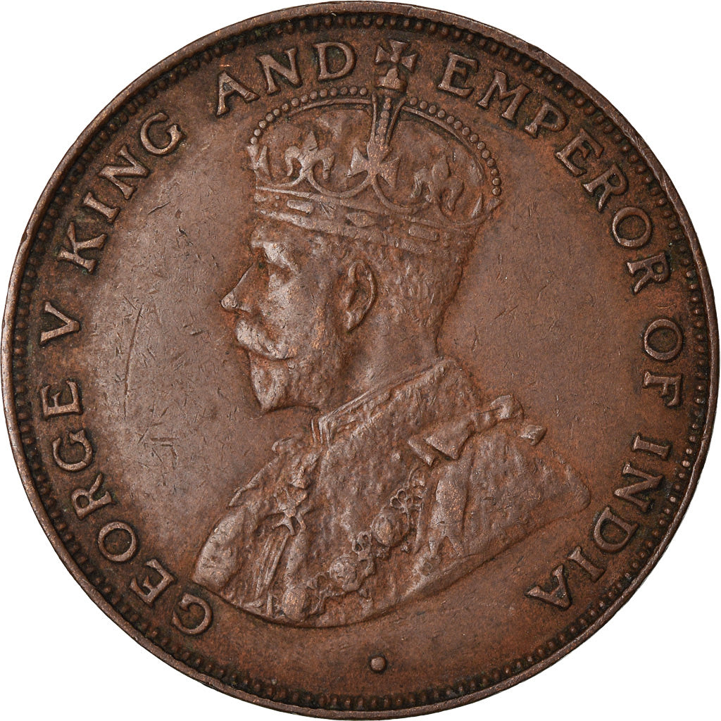 Coin, Hong Kong, George V, Cent, 1924, AU(50-53), Bronze, KM:16