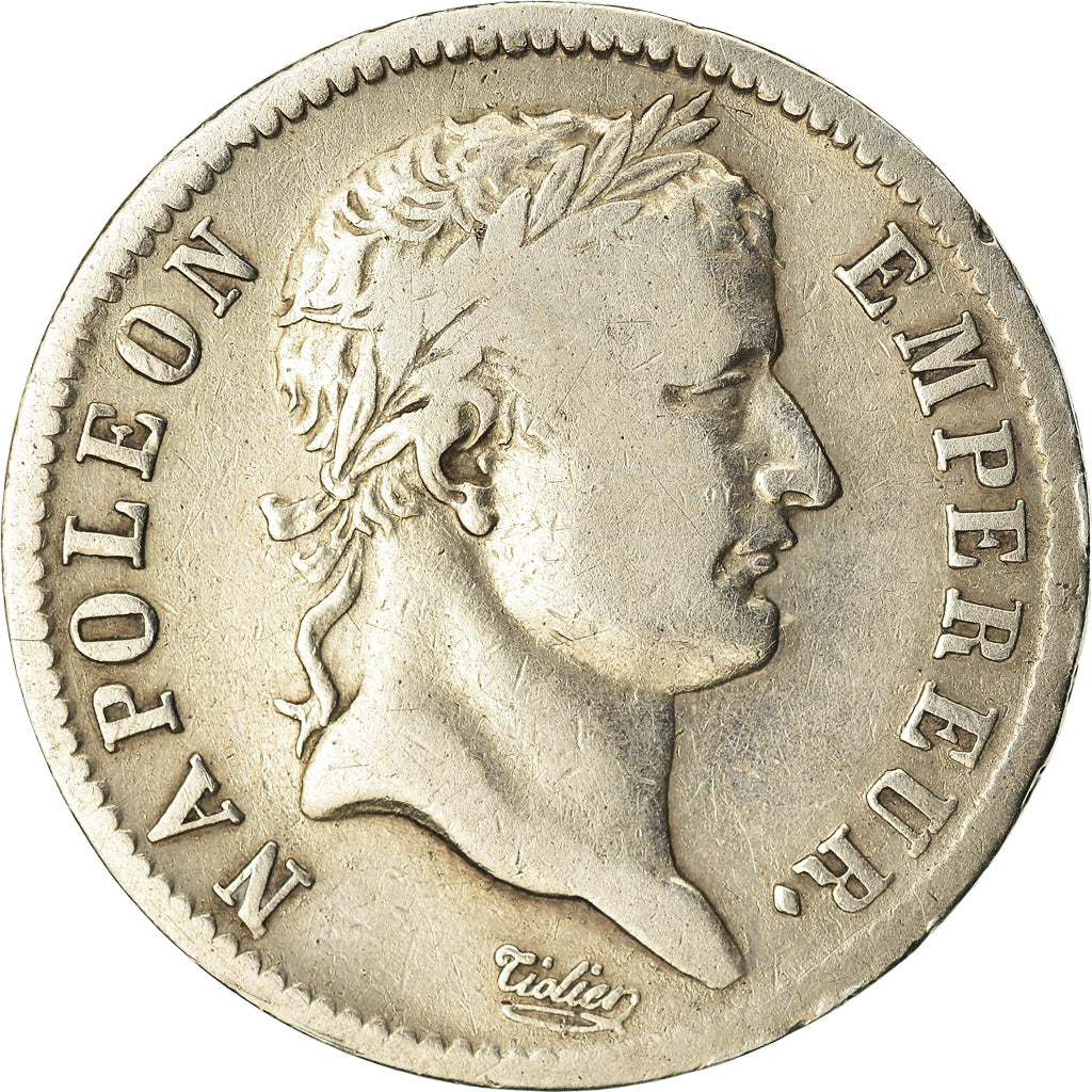 Coin, France, Napoléon I, Franc, 1808, Paris, VF(30-35), Silver, KM:682.1