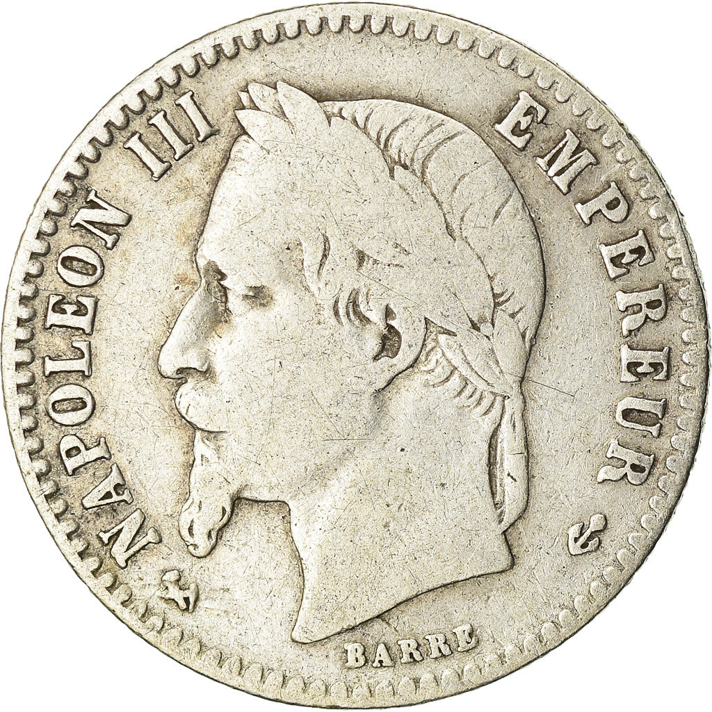 Coin, France, Napoleon III, Napoléon III, 50 Centimes, 1865, Bordeaux