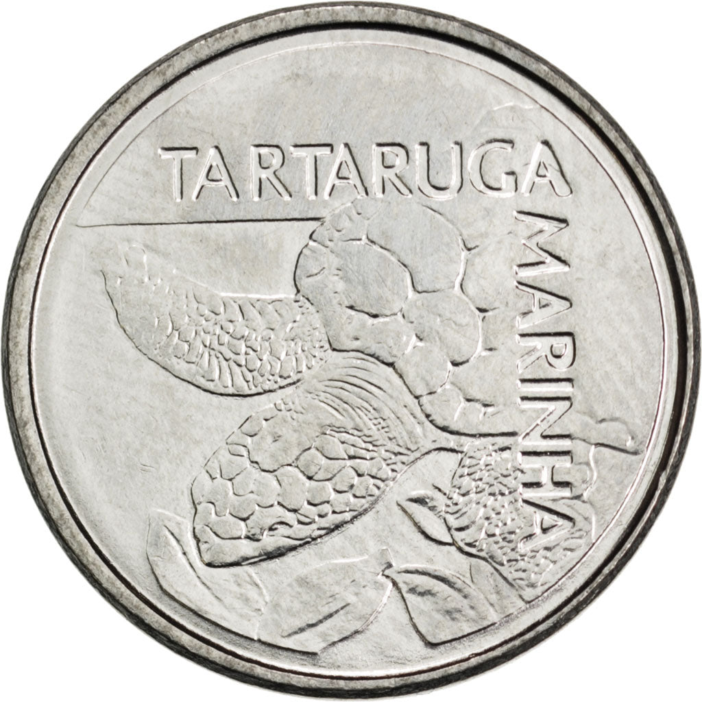 BRAZIL, 500 Cruzeiros, 1992, KM #624, MS(63), Stainless Steel, 19, 2.61