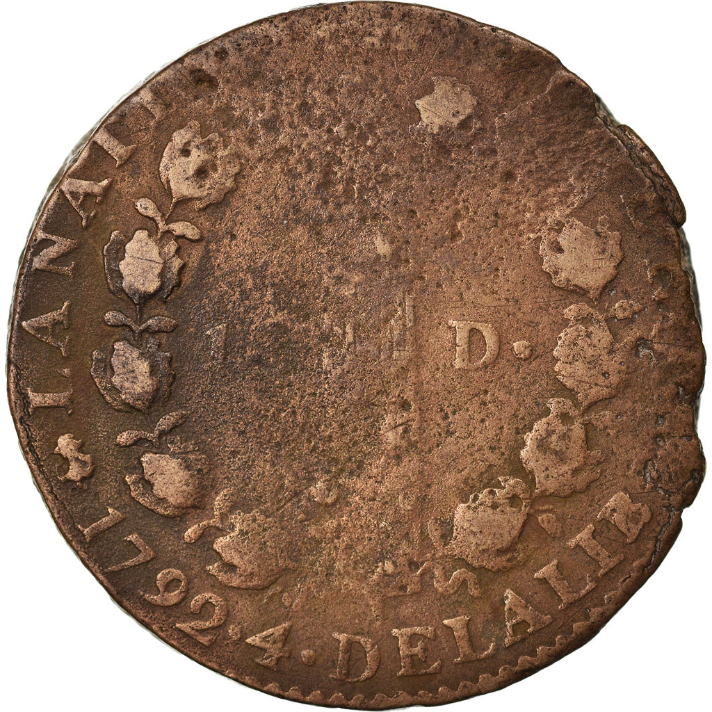 Coin, France, Louis XVI, 12 deniers françois, 12 Deniers, 1792, Paris