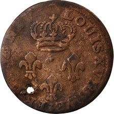 Münze, FRENCH GUIANA, Louis XVI, 2 Sous, 1787, Paris, S, Billon, KM:1