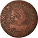 Coin, France, Louis XIII, Double tournois, buste laurée et cuirassé, Double
